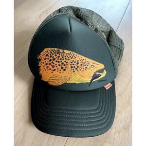 Simms Kype Jaw Trucker Hat - Green Fishing Snapback